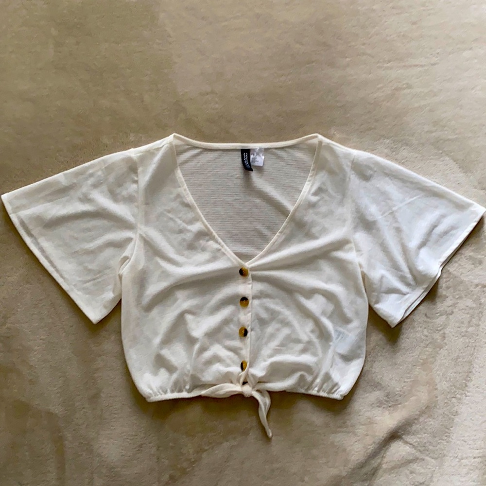 White blouse from H&M. Size S.